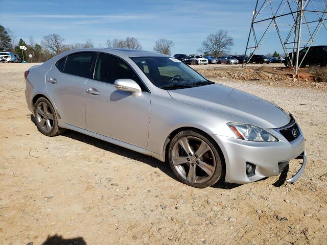 JTHBF5C25C5180390 - 2012 LEXUS IS 250 SILVER photo 4