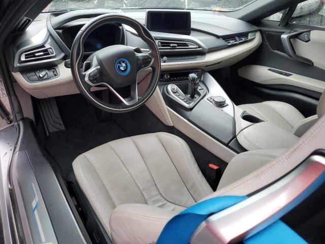 WBY2Z2C5XFV392545 - 2015 BMW I8 CHARCOAL photo 8