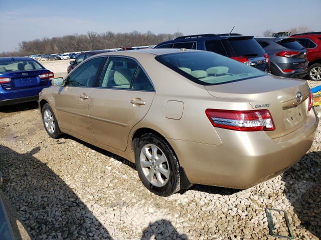 4T4BF3EK9BR103644 - 2011 TOYOTA CAMRY BASE GOLD photo 2