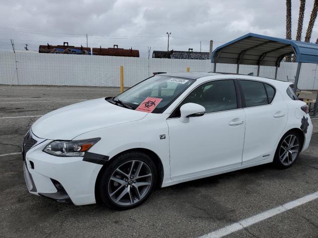 JTHKD5BH1F2237878 - 2015 LEXUS CT 200 WHITE photo 1