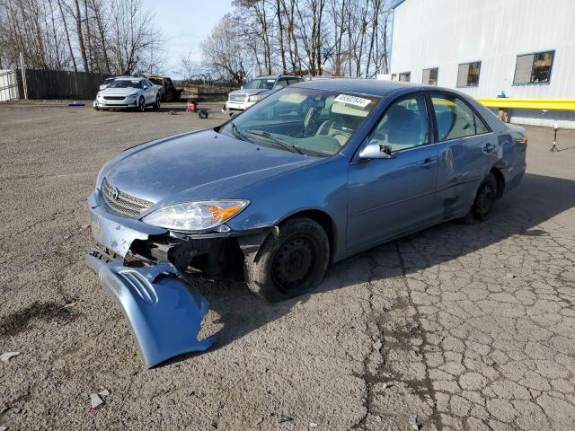 4T1BE32K93U703650 - 2003 TOYOTA CAMRY LE BLUE photo 1
