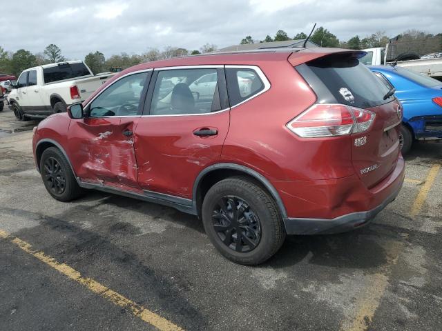 KNMAT2MTXGP673925 - 2016 NISSAN ROGUE S RED photo 2