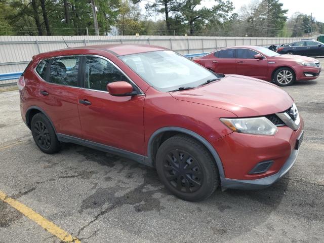 KNMAT2MTXGP673925 - 2016 NISSAN ROGUE S RED photo 4