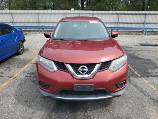 KNMAT2MTXGP673925 - 2016 NISSAN ROGUE S RED photo 5