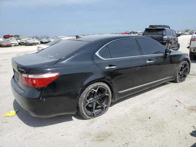 JTHGL46F275005687 - 2007 LEXUS LS 460L BLACK photo 3