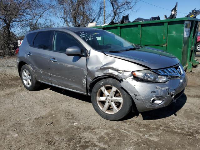 JN8AZ1MW6AW136912 - 2010 NISSAN MURANO S GRAY photo 4