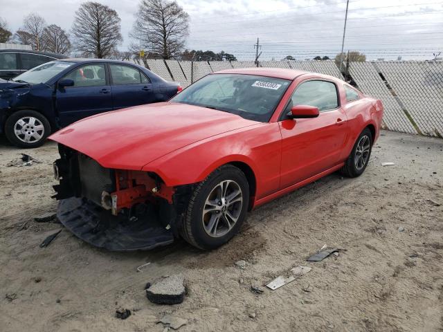 1ZVBP8AMXE5209015 - 2014 FORD MUSTANG RED photo 1