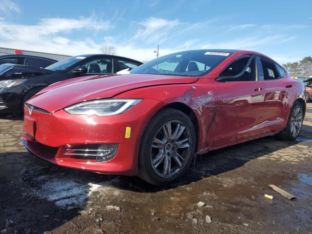 5YJSA1E27LF413383 - 2020 TESLA MODEL S RED photo 1