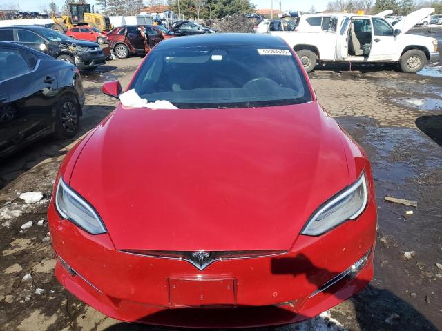 5YJSA1E27LF413383 - 2020 TESLA MODEL S RED photo 5