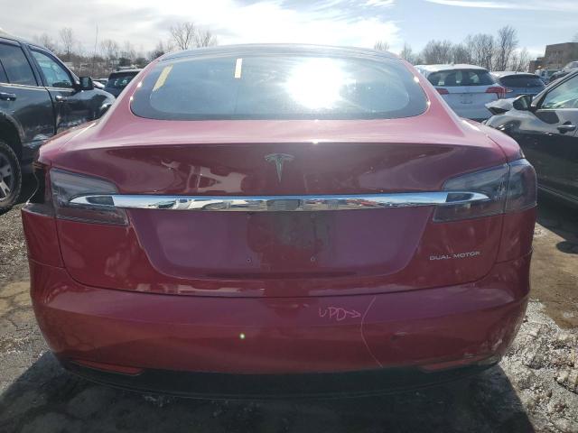5YJSA1E27LF413383 - 2020 TESLA MODEL S RED photo 6