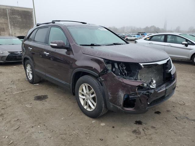 5XYKT4A69EG433862 - 2014 KIA SORENTO LX BURGUNDY photo 4