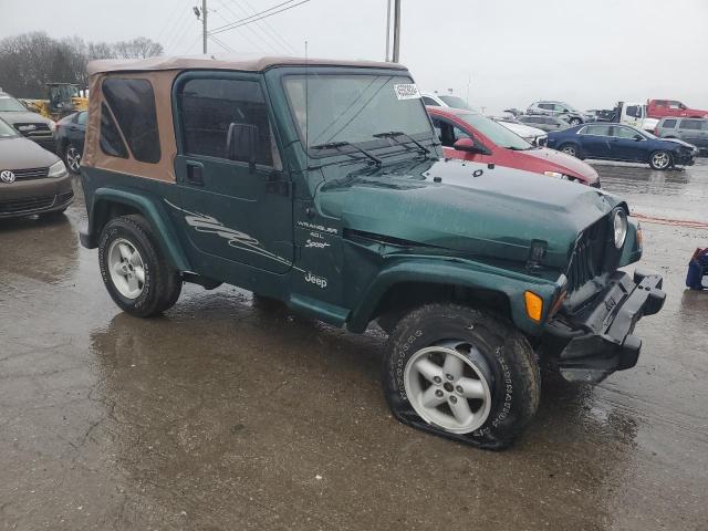 1J4FA49S5YP739669 - 2000 JEEP WRANGLER / SPORT GREEN photo 4