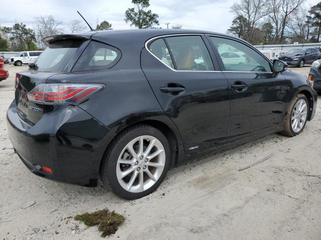 JTHKD5BHXC2063787 - 2012 LEXUS CT 200 BLACK photo 3