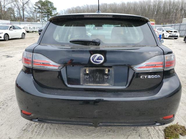 JTHKD5BHXC2063787 - 2012 LEXUS CT 200 BLACK photo 6