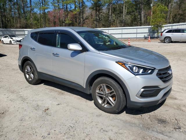 5XYZTDLB3HG487509 - 2017 HYUNDAI SANTA FE S SILVER photo 4