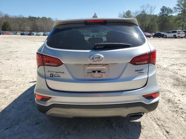 5XYZTDLB3HG487509 - 2017 HYUNDAI SANTA FE S SILVER photo 6