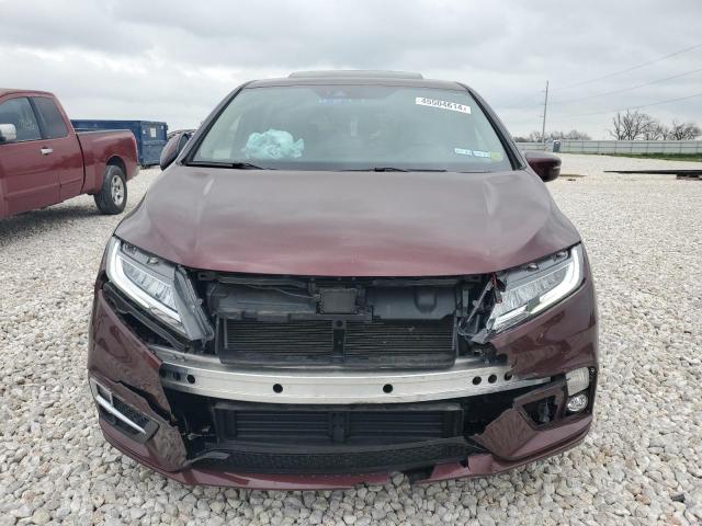 5FNRL6H90JB092315 - 2018 HONDA ODYSSEY ELITE MAROON photo 5