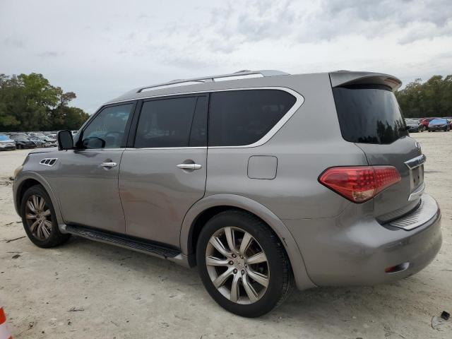 JN8AZ2NF1B9503705 - 2011 INFINITI QX56 SILVER photo 2