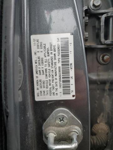 1HGCP26848A038999 - 2008 HONDA ACCORD EXL GRAY photo 12