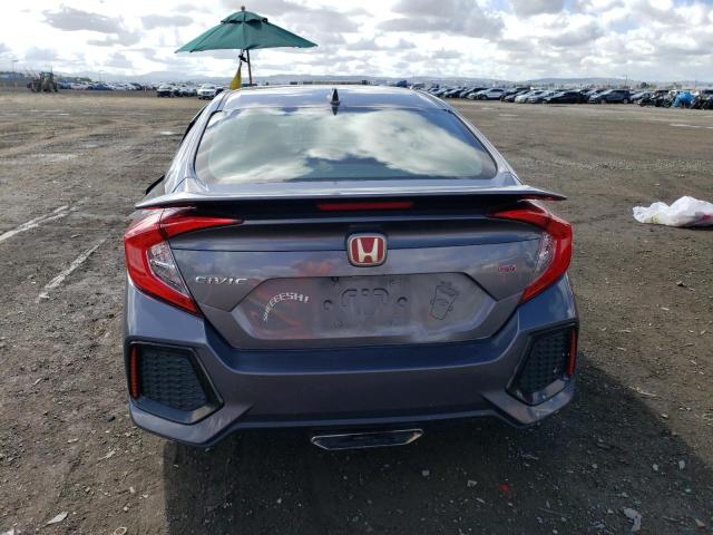 2HGFC1E52JH703559 - 2018 HONDA CIVIC SI GRAY photo 6