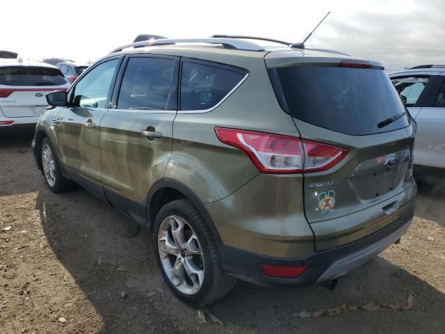 1FMCU9J99DUC68557 - 2013 FORD ESCAPE TITANIUM GREEN photo 2