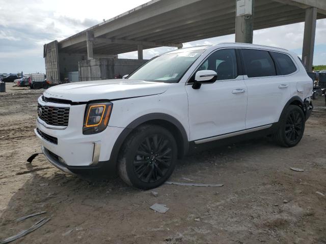 5XYP54HC2MG128519 - 2021 KIA TELLURIDE SX WHITE photo 1