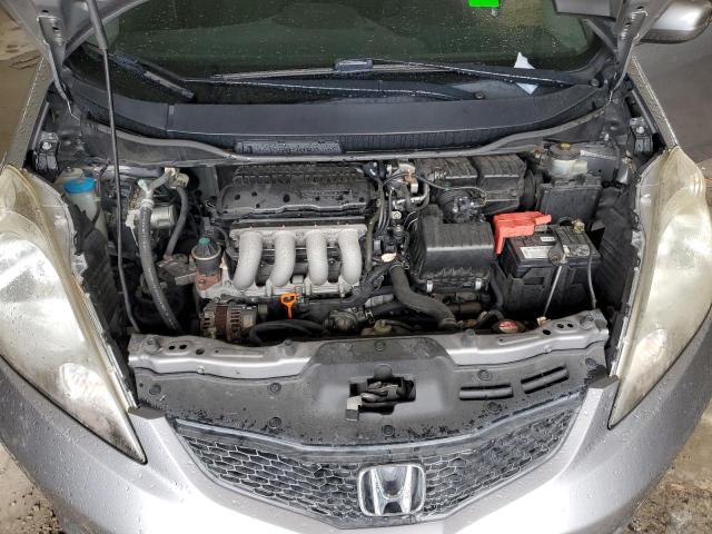 JHMGE8H61AC030517 - 2010 HONDA FIT SPORT SILVER photo 11