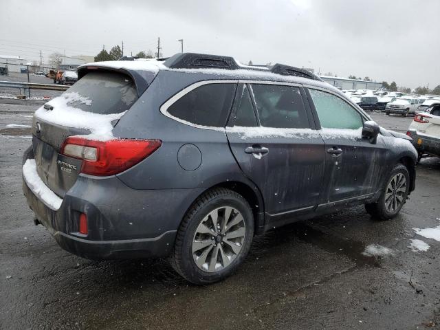 4S4BSAJC2F3345972 - 2015 SUBARU OUTBACK 2.5I LIMITED BLUE photo 3