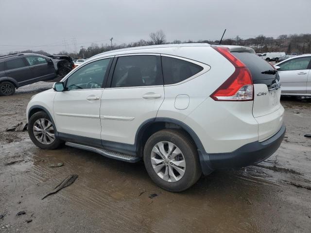 5J6RM4H72EL058504 - 2014 HONDA CR-V EXL WHITE photo 2