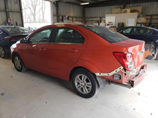 1G1JD5SB1C4223724 - 2012 CHEVROLET SONIC LT RED photo 2