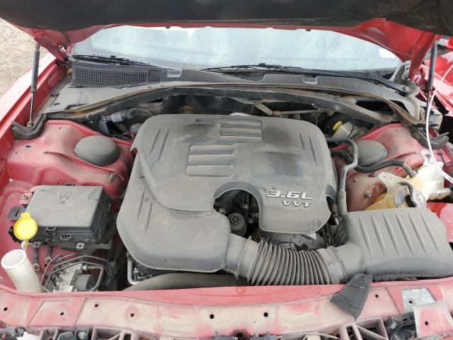 2C3CDXBG4GH174605 - 2016 DODGE CHARGER SE RED photo 11