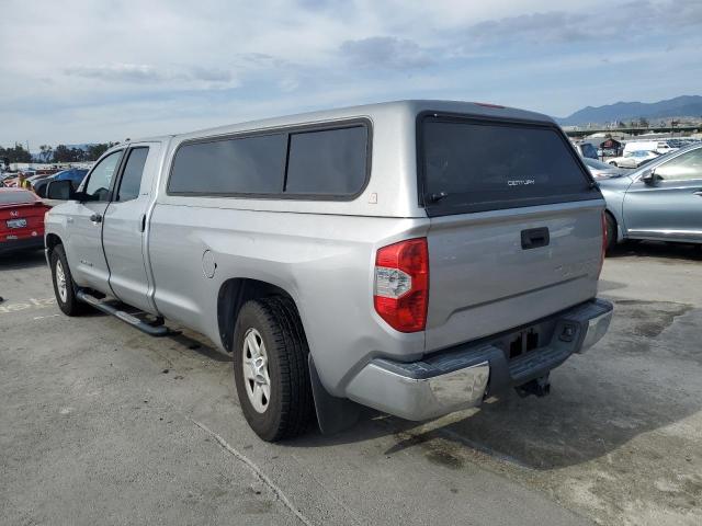 5TFTY5F18EX008543 - 2014 TOYOTA TUNDRA DOUBLE CAB SR/SR5 SILVER photo 2