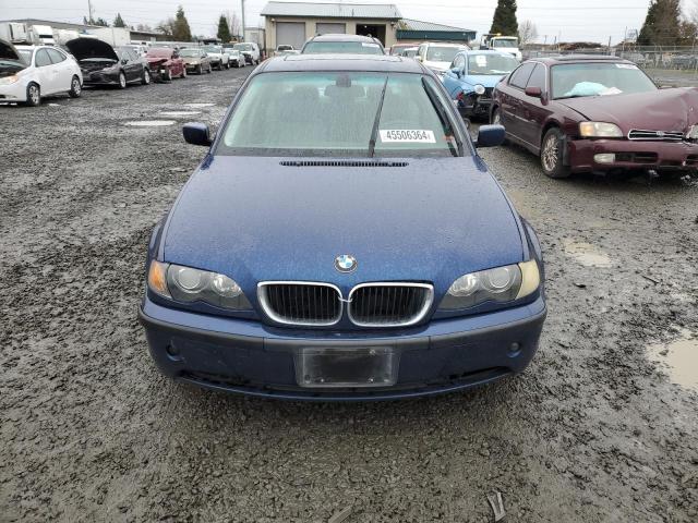 WBAET37483NJ41345 - 2003 BMW 325 I BLUE photo 5