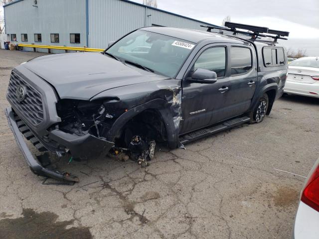 3TMCZ5AN3PM534143 - 2023 TOYOTA TACOMA DOUBLE CAB GRAY photo 1