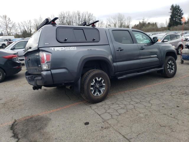 3TMCZ5AN3PM534143 - 2023 TOYOTA TACOMA DOUBLE CAB GRAY photo 3