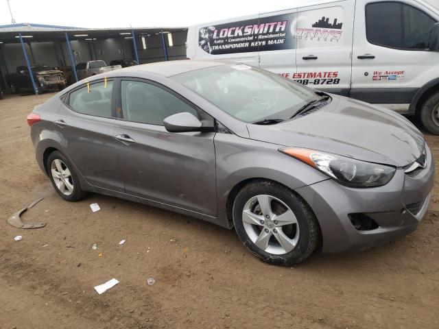 5NPDH4AE7CH077001 - 2012 HYUNDAI ELANTRA GLS SILVER photo 4