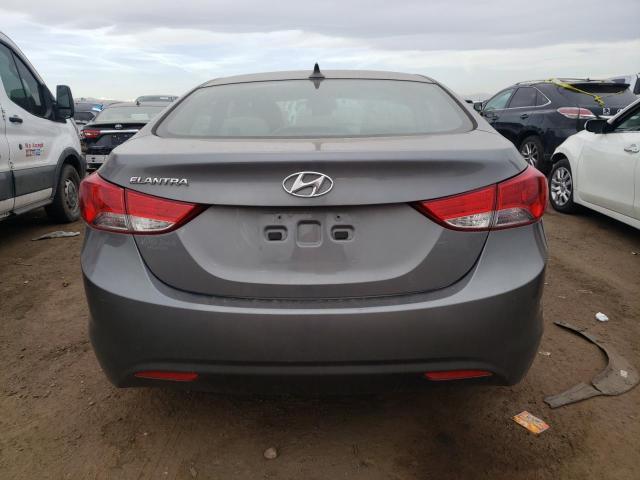 5NPDH4AE7CH077001 - 2012 HYUNDAI ELANTRA GLS SILVER photo 6