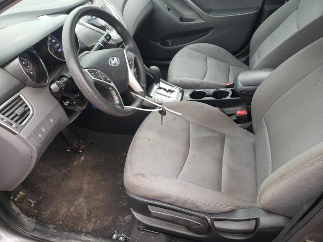 5NPDH4AE7CH077001 - 2012 HYUNDAI ELANTRA GLS SILVER photo 7