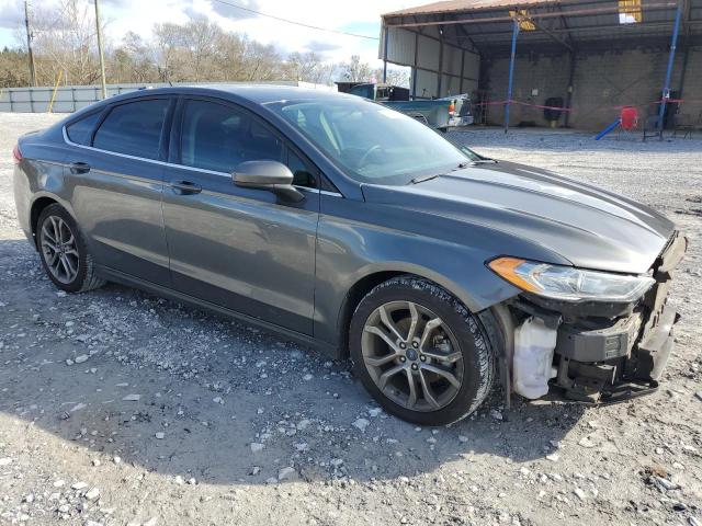 3FA6P0G77HR211948 - 2017 FORD FUSION S GRAY photo 4