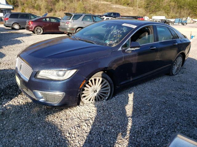 3LN6L5F95HR614389 - 2017 LINCOLN MKZ RESERVE ლურჯი ფოტო 1