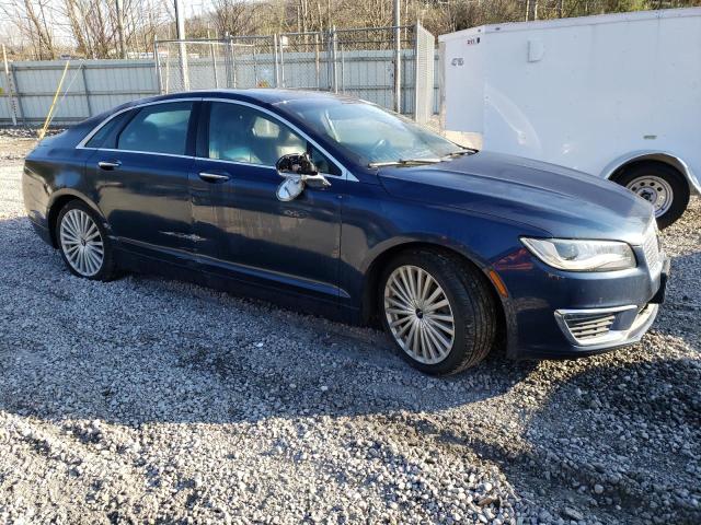 3LN6L5F95HR614389 - 2017 LINCOLN MKZ RESERVE ლურჯი ფოტო 4