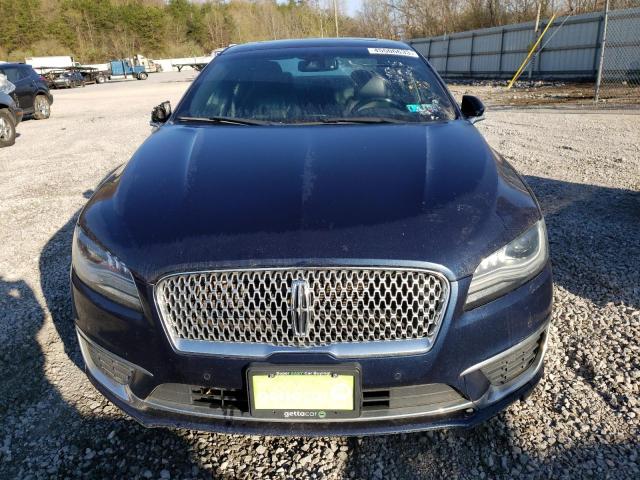 3LN6L5F95HR614389 - 2017 LINCOLN MKZ RESERVE ლურჯი ფოტო 5