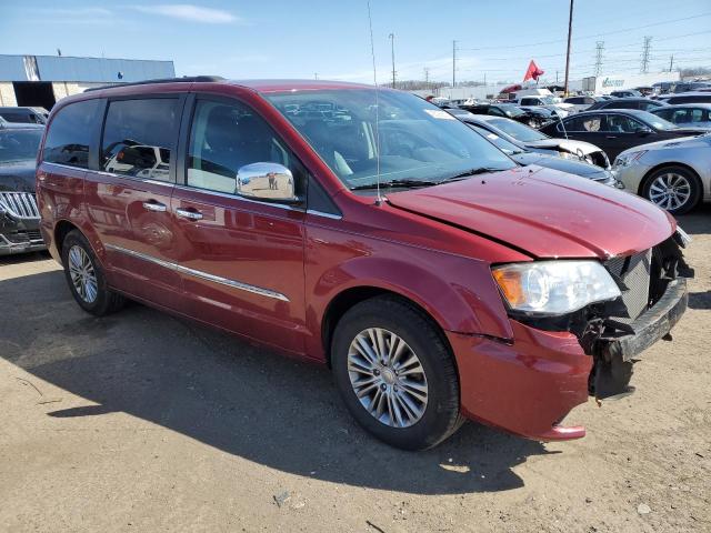 2C4RC1CG9DR616126 - 2013 CHRYSLER TOWN & COU TOURING L RED photo 4