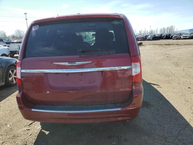 2C4RC1CG9DR616126 - 2013 CHRYSLER TOWN & COU TOURING L RED photo 6