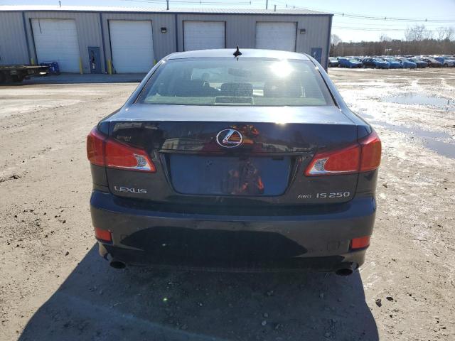 JTHCF5C27A5036552 - 2010 LEXUS IS 250 BLACK photo 6