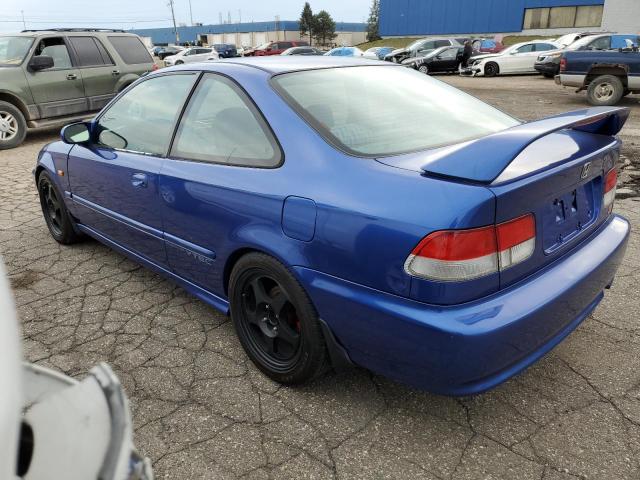 1HGEM1158YL129237 - 2000 HONDA CIVIC SI BLUE photo 2