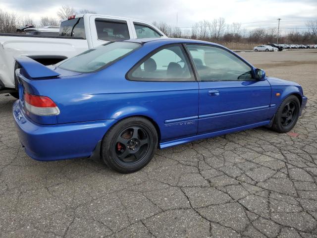 1HGEM1158YL129237 - 2000 HONDA CIVIC SI BLUE photo 3