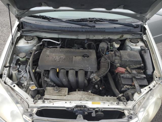 JTDBR32E842018734 - 2004 TOYOTA COROLLA CE SILVER photo 11