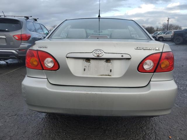 JTDBR32E842018734 - 2004 TOYOTA COROLLA CE SILVER photo 6