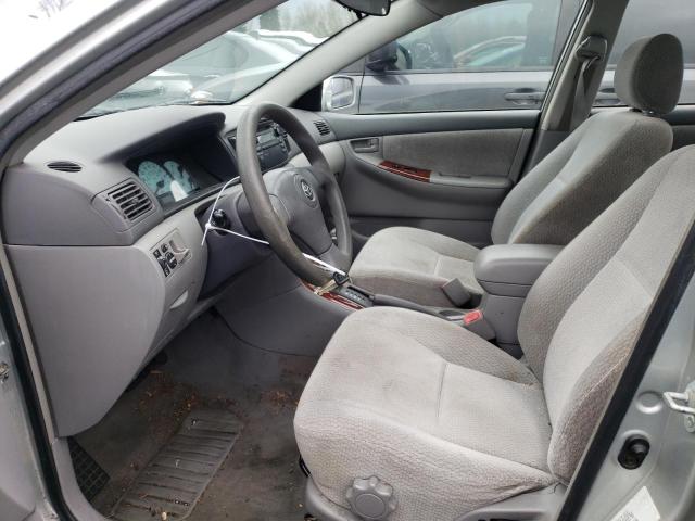JTDBR32E842018734 - 2004 TOYOTA COROLLA CE SILVER photo 7